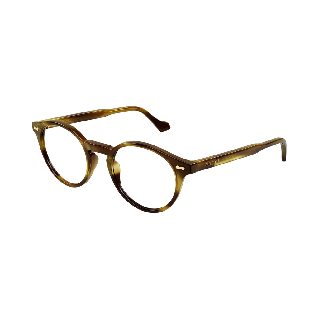 Armação graduada Gucci GG0738O Havana Amarelo