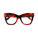 Armação graduada Gucci GG1082O Havana Vermelho
