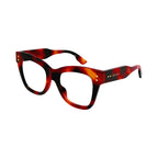 Armação graduada Gucci GG1082O Havana Vermelho