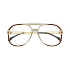 Armação graduada Gucci GG1106O Castanho Dourado