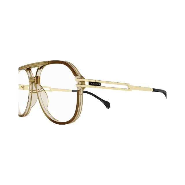 Armação graduada Gucci GG1106O Castanho Dourado