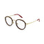 Armação graduada Gucci GG1357OJ Havana Dourado