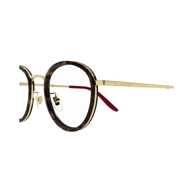 Armação graduada Gucci GG1357OJ Havana Dourado