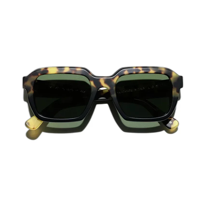 L.G.R RAFFAELLO EXPLORER HAVANA MACULATO 39 GREEN G15