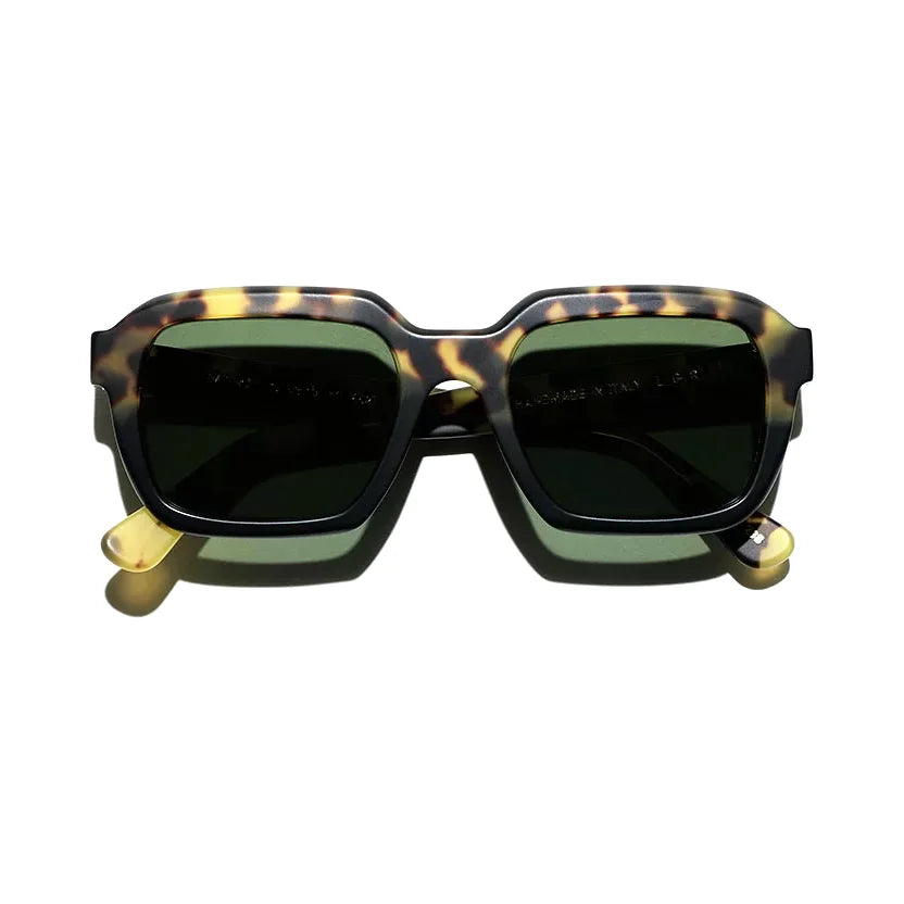 Óculos de sol L.G.R RAFFAELLO EXPLORER HAVANA MACULATO 39 GREEN G15