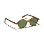 Óculos de sol L.G.R REUNION FLAP BROWN HAVANA CHIARO 02 FLAT GREEN G15 48"