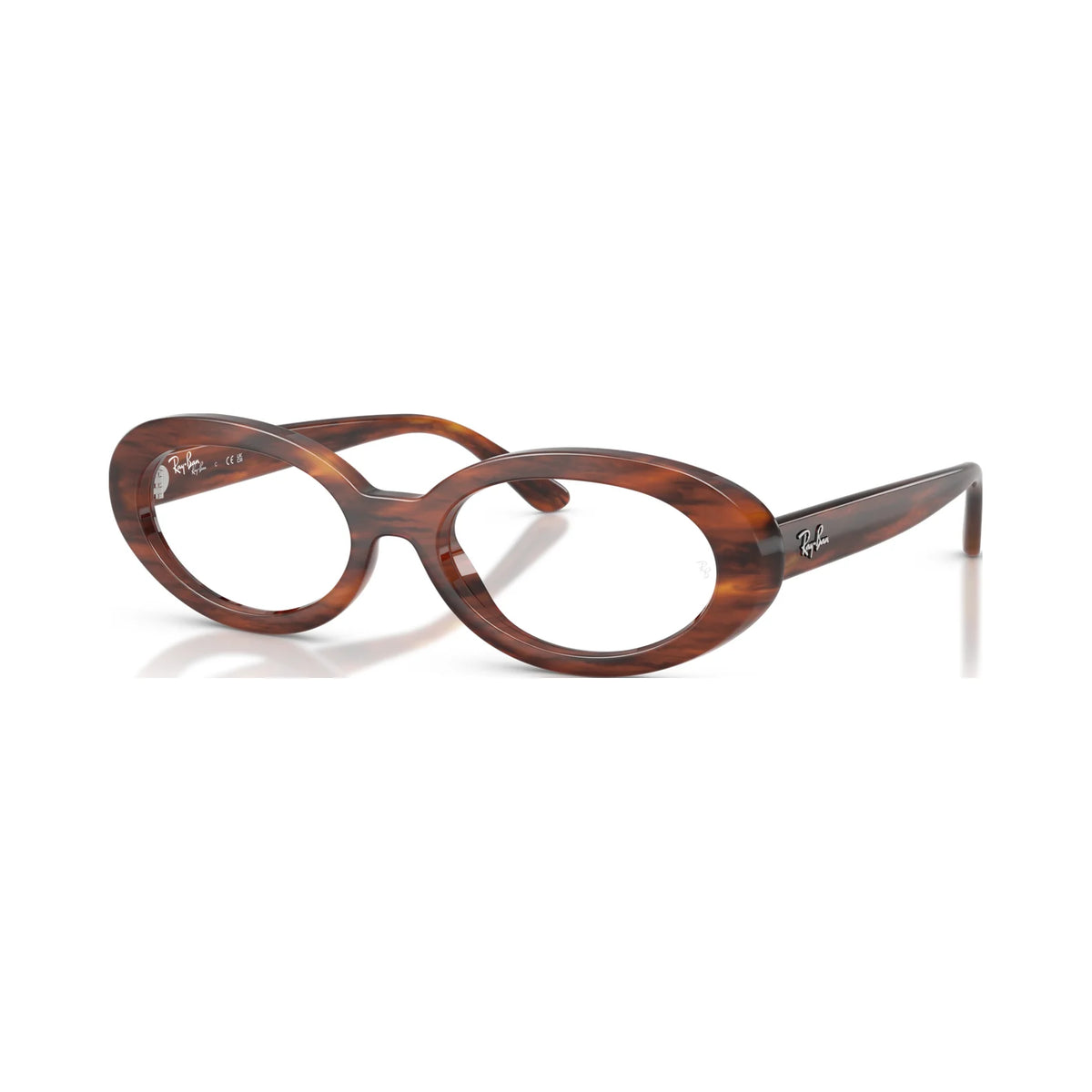 Armação graduada Ray-Ban RB2223V Havana Listrado