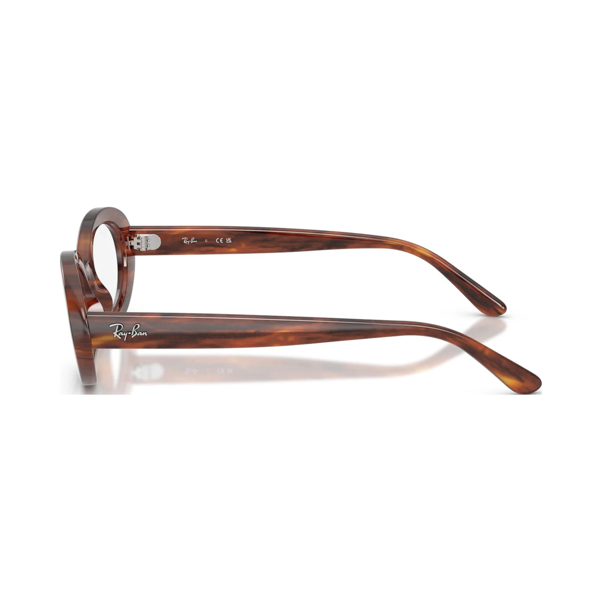 Armação graduada Ray-Ban RB2223V Havana Listrado