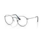 Armação graduada Ray-Ban RB3447V Round Metal Optics Cinzento-chumbo