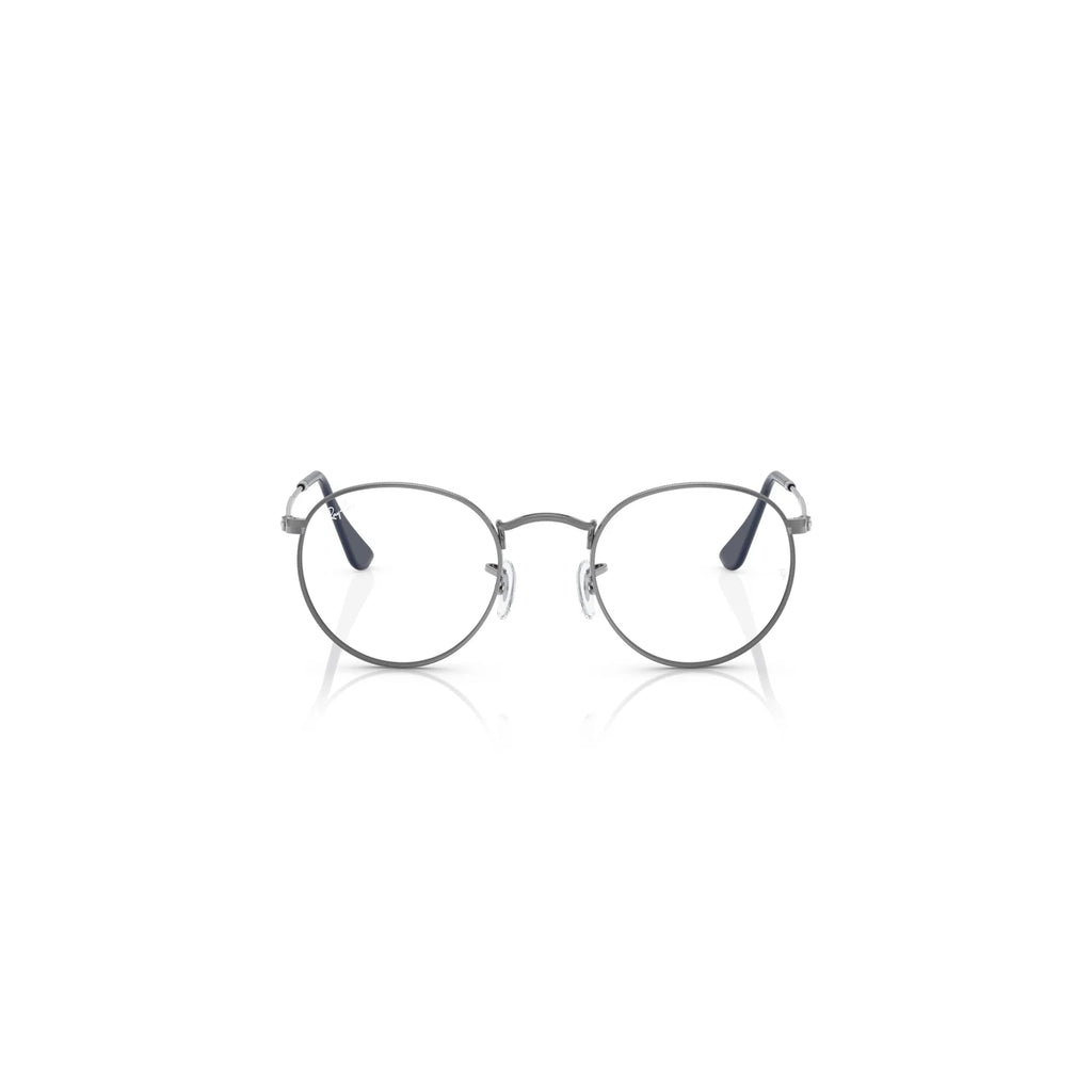 Armação graduada Ray-Ban RB3447V Round Metal Optics Cinzento-chumbo