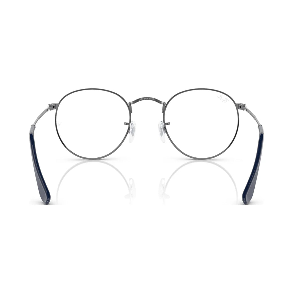 Armação graduada Ray-Ban RB3447V Round Metal Optics Cinzento-chumbo