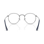 Armação graduada Ray-Ban RB3447V Round Metal Optics Cinzento-chumbo