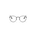 Armação graduada Ray-Ban RB3447V Round Metal Optics Preto