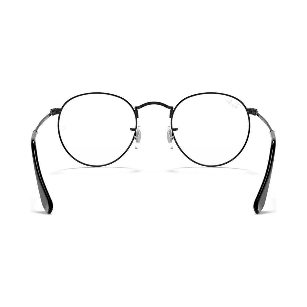 Armação graduada Ray-Ban RB3447V Round Metal Optics Preto