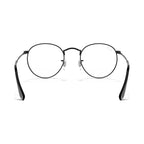 Armação graduada Ray-Ban RB3447V Round Metal Optics Preto
