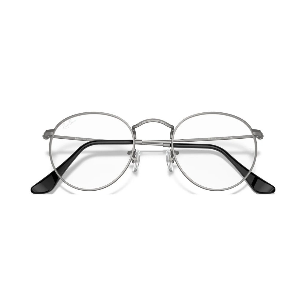 Armação graduada Ray-Ban RB3447V Round Metal Optics Cinzento-chumbo 2620