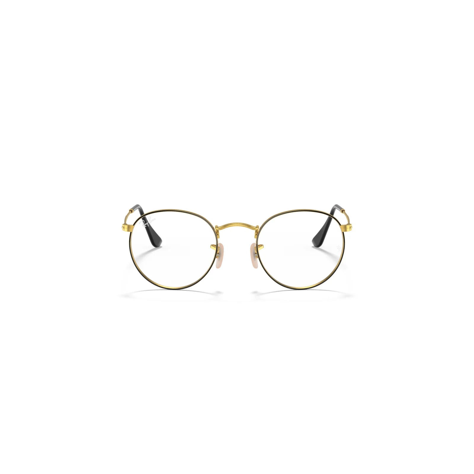 Ray-Ban RB3447V Round Metal Optics Preto sobre Dourado 50 Imagem secundária do produto