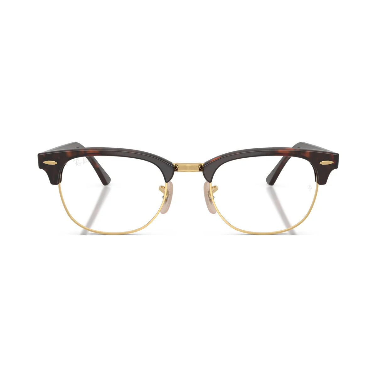 Armação graduada Ray-Ban RB5154 Clubmaster Optics Havana Vermelho