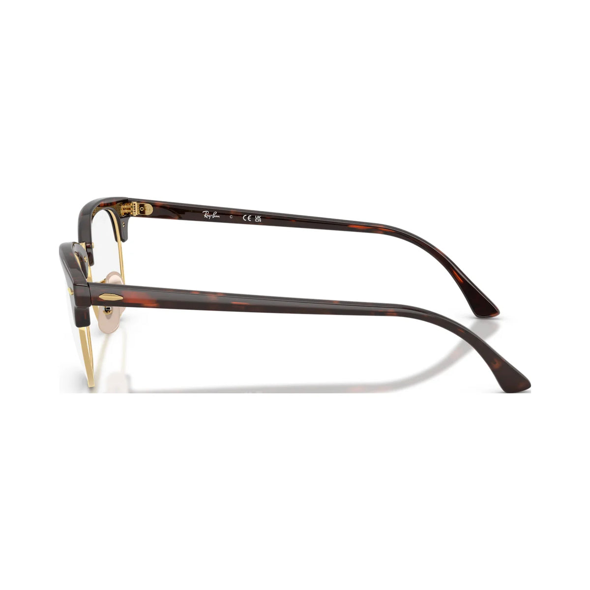 Armação graduada Ray-Ban RB5154 Clubmaster Optics Havana Vermelho
