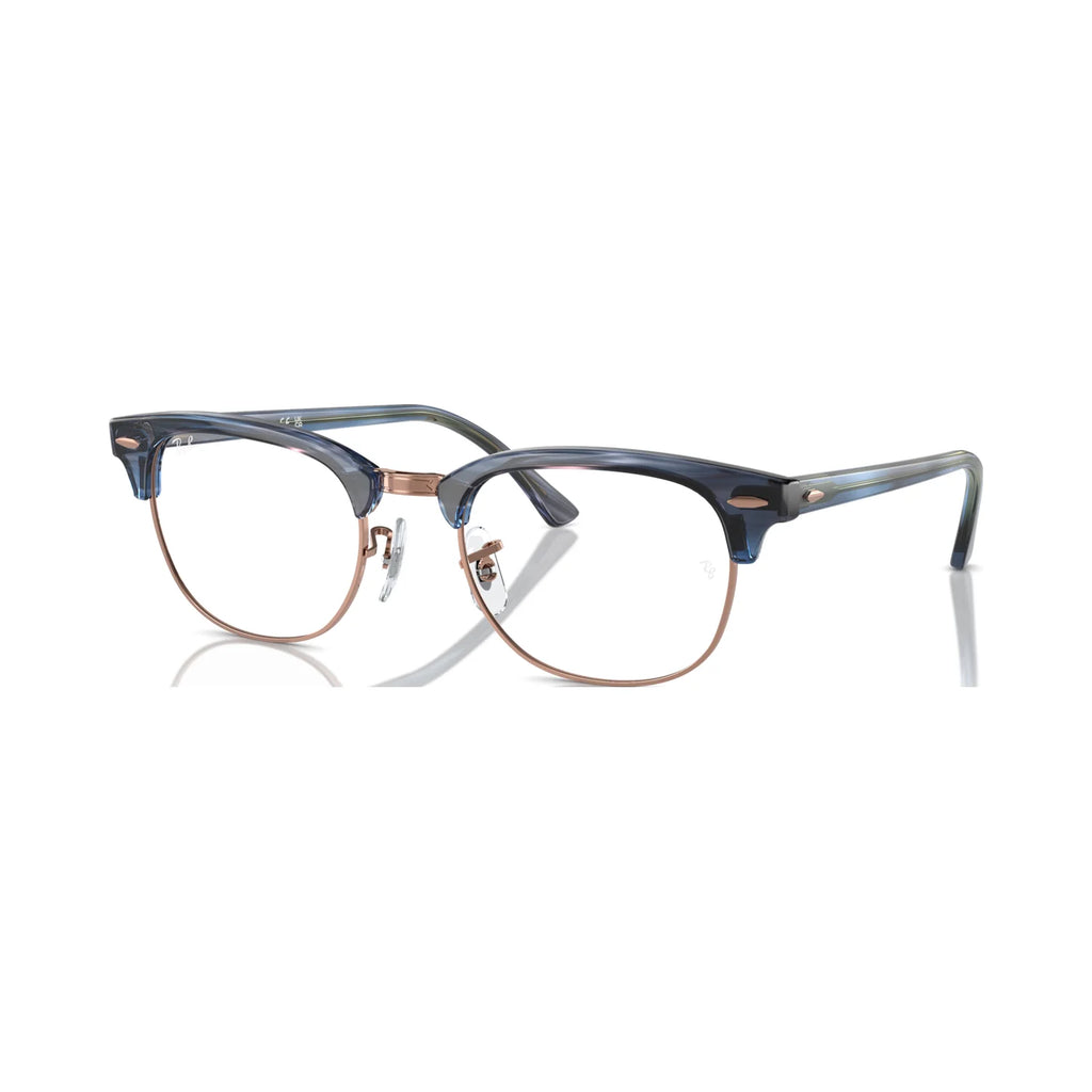 Armação graduada Ray-Ban RB5154 Clubmaster Optics Azul Listrado