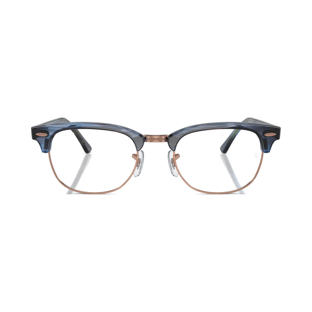 Armação graduada Ray-Ban RB5154 Clubmaster Optics Azul Listrado