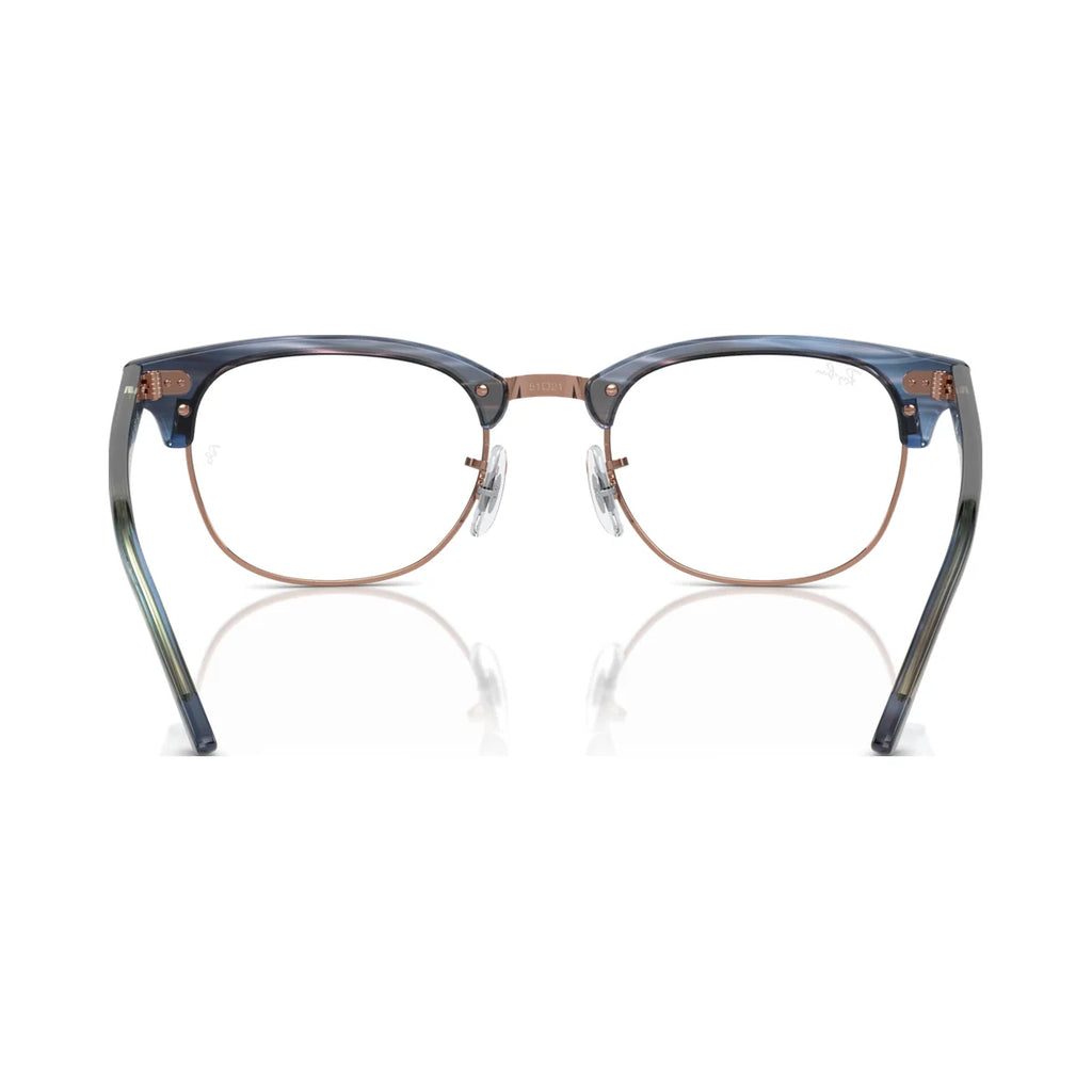 Armação graduada Ray-Ban RB5154 Clubmaster Optics Azul Listrado