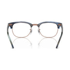 Armação graduada Ray-Ban RB5154 Clubmaster Optics Azul Listrado