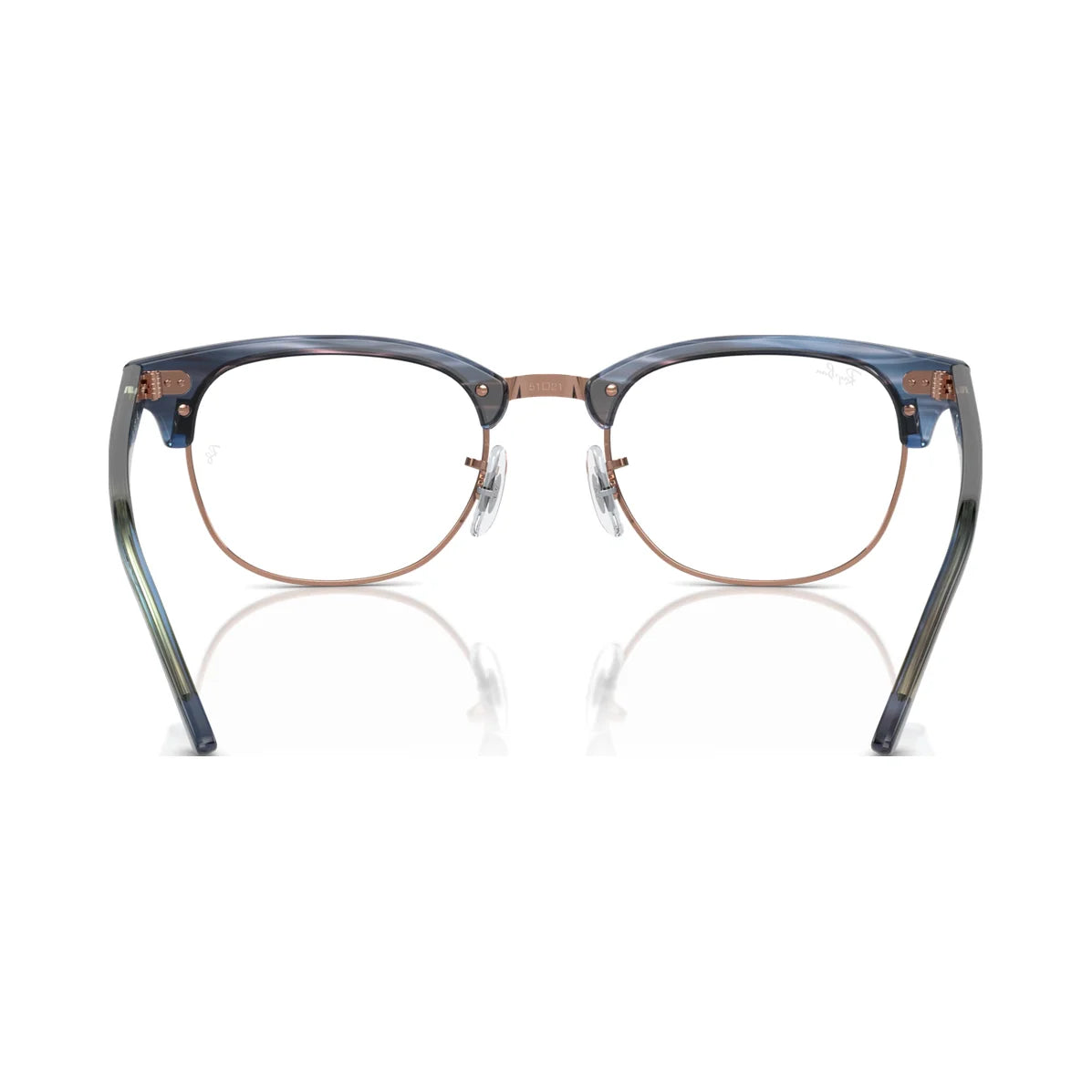 Armação graduada Ray-Ban RB5154 Clubmaster Optics Azul Listrado