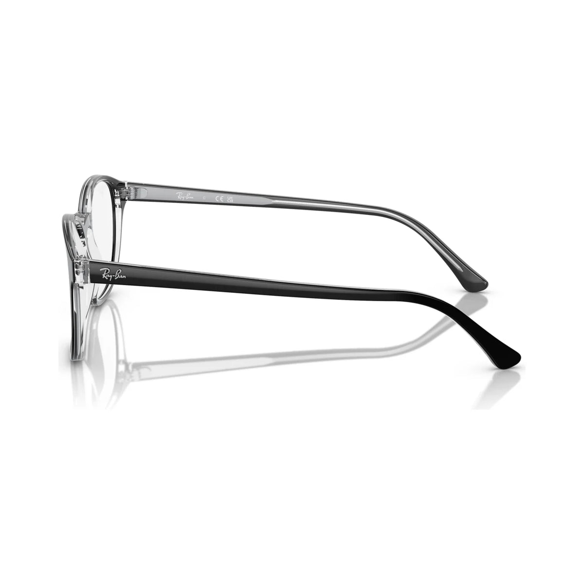 Armação graduada Ray-Ban RB5417 Preto sobre Transparente