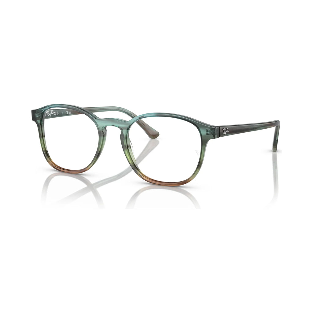 Armação graduada Ray-Ban RB5417 Listrado Azul & Verde