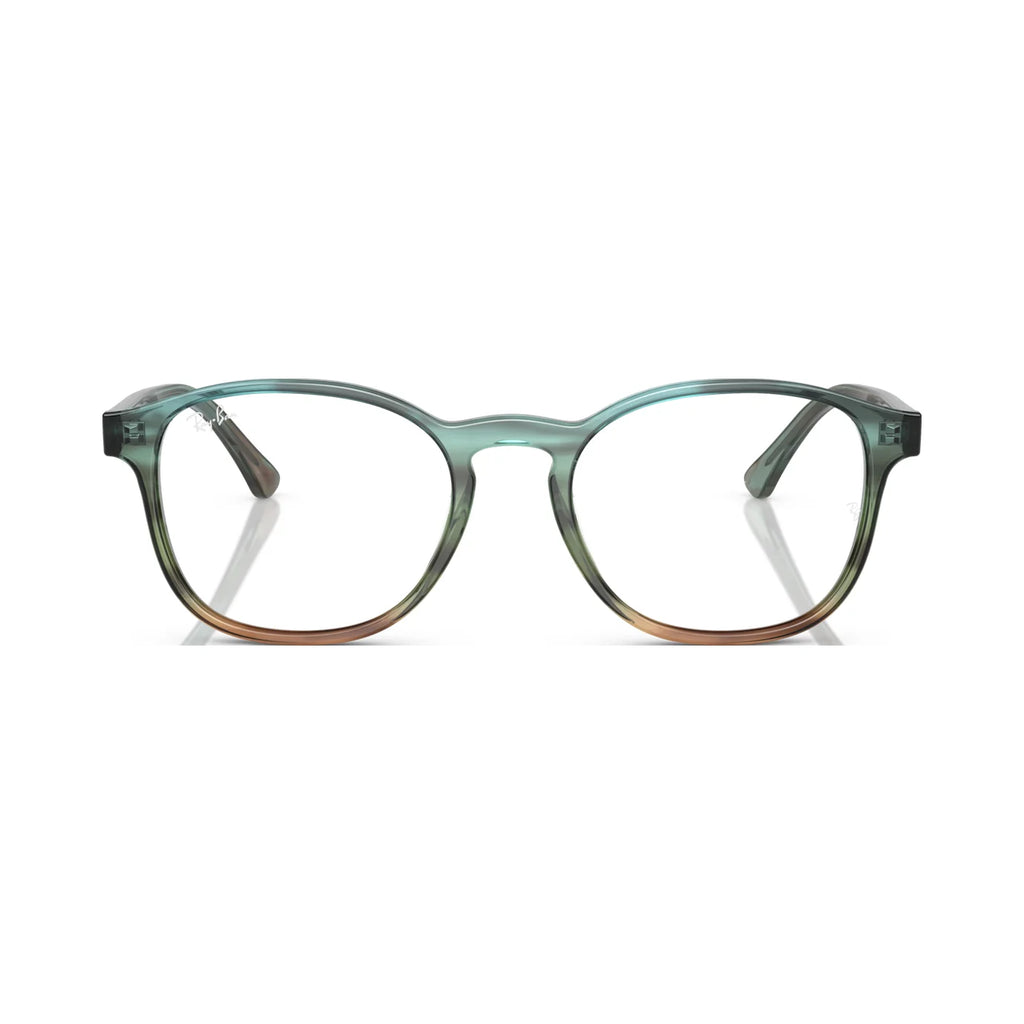 Armação graduada Ray-Ban RB5417 Listrado Azul & Verde