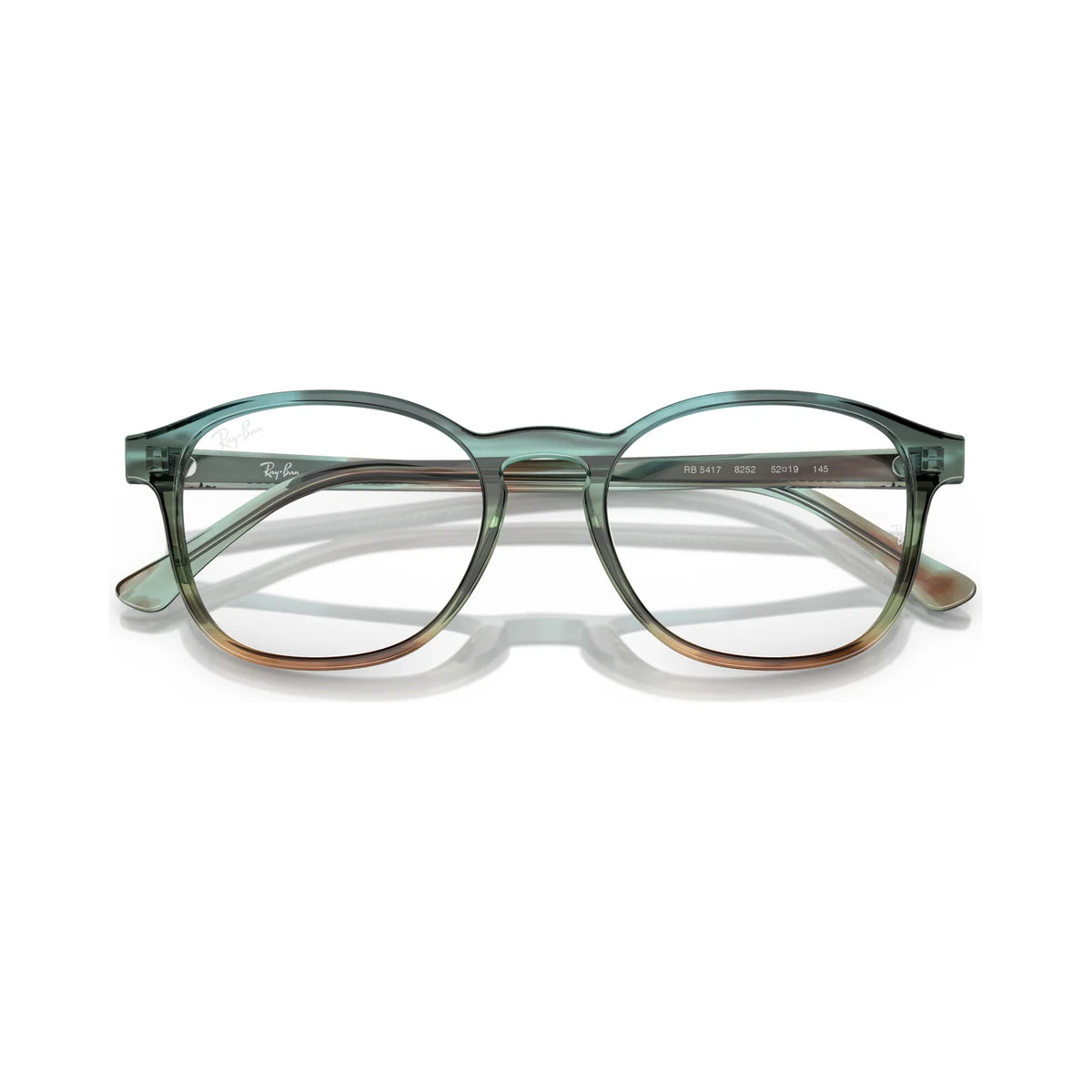 Armação graduada Ray-Ban RB5417 Listrado Azul & Verde