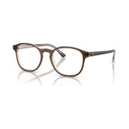 Armação graduada Ray-Ban RB5417 Castanho sobre Transparente Claro Castanho