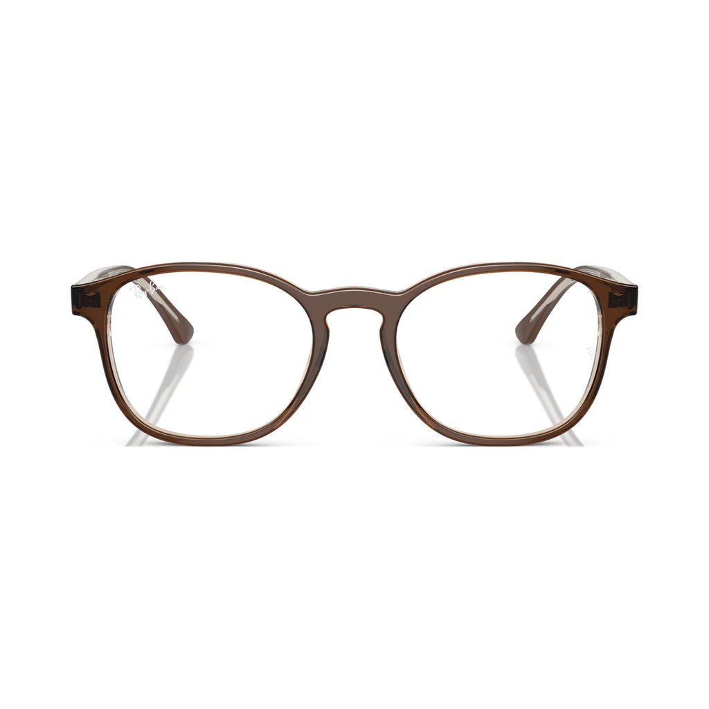 Armação graduada Ray-Ban RB5417 Castanho sobre Transparente Claro Castanho