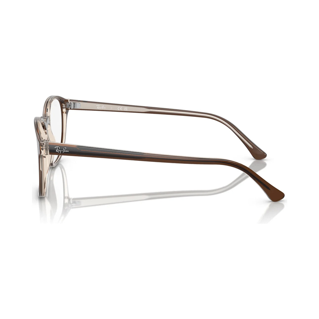 Armação graduada Ray-Ban RB5417 Castanho sobre Transparente Claro Castanho