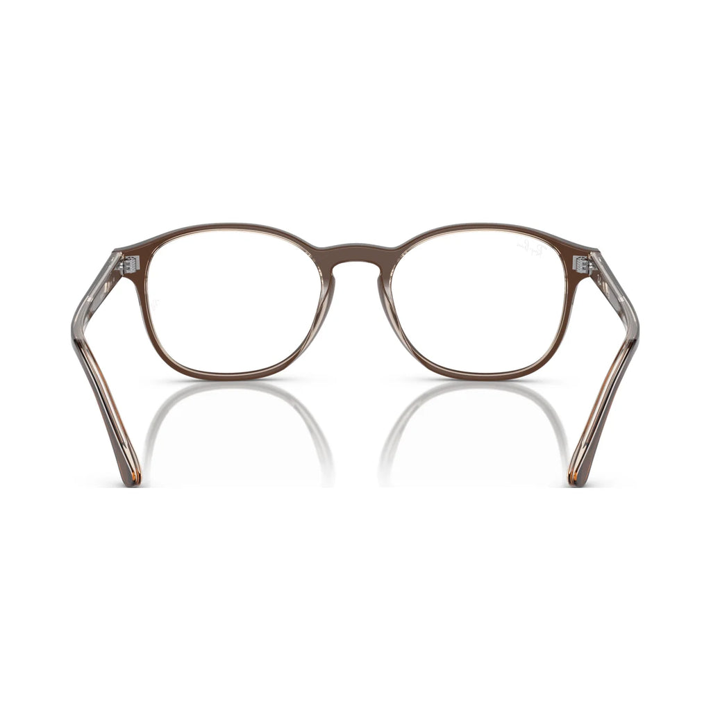 Armação graduada Ray-Ban RB5417 Castanho sobre Transparente Claro Castanho