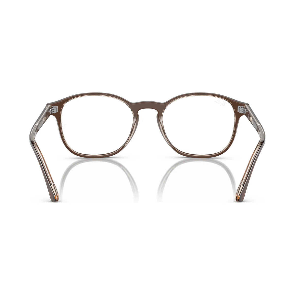 Armação graduada Ray-Ban RB5417 Castanho sobre Transparente Claro Castanho