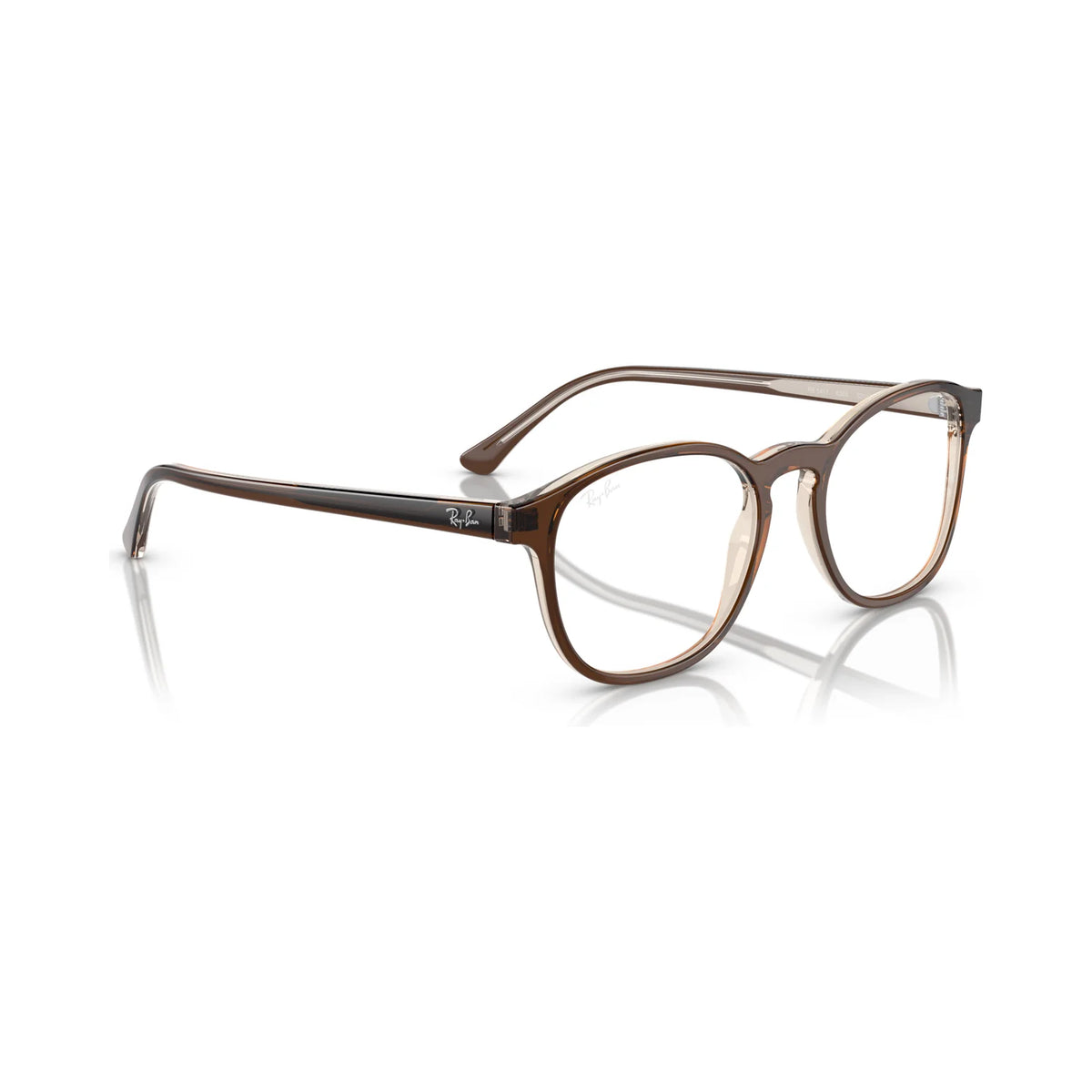Armação graduada Ray-Ban RB5417 Castanho sobre Transparente Claro Castanho