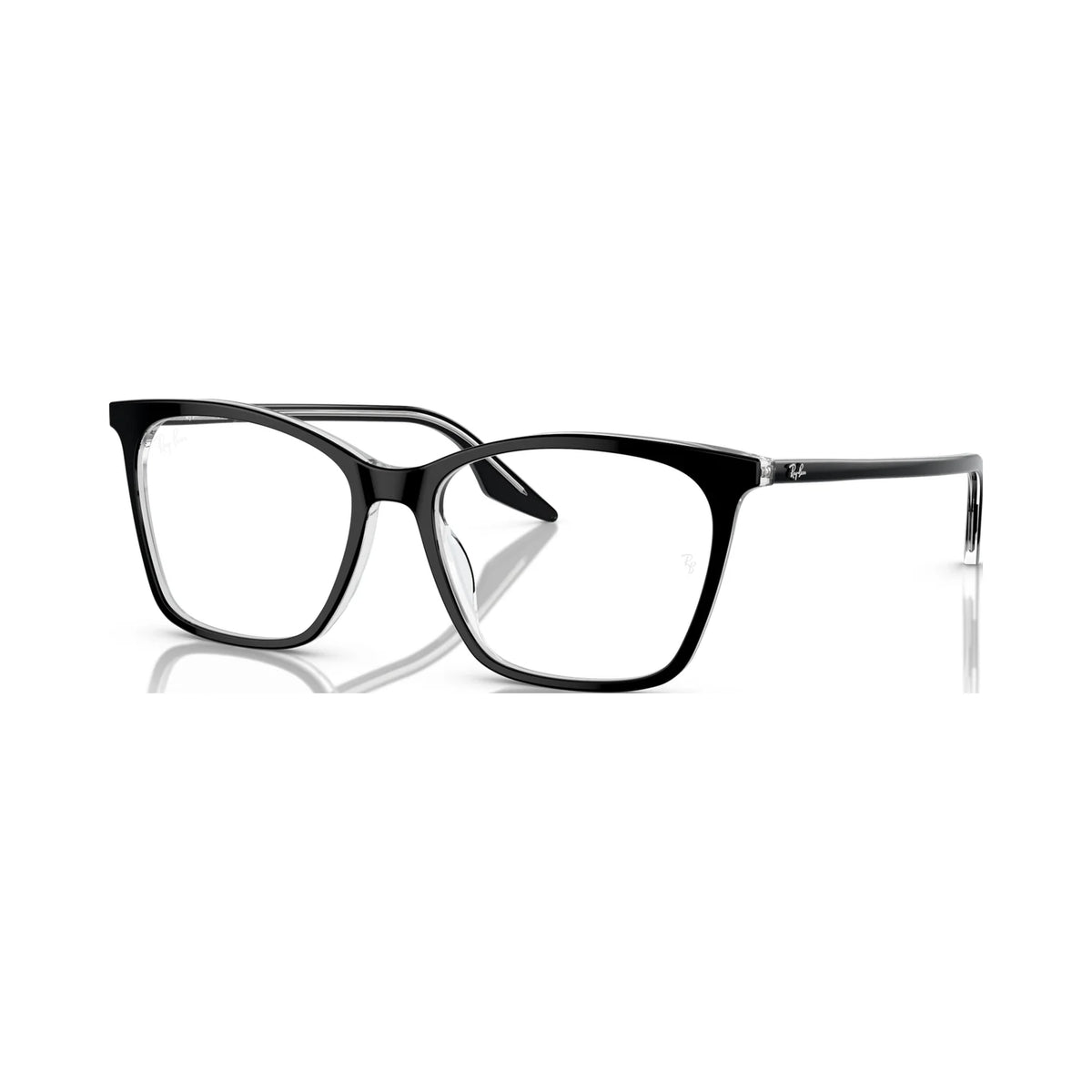 Armação graduada Ray-Ban RB5422 Preto sobre Transparente
