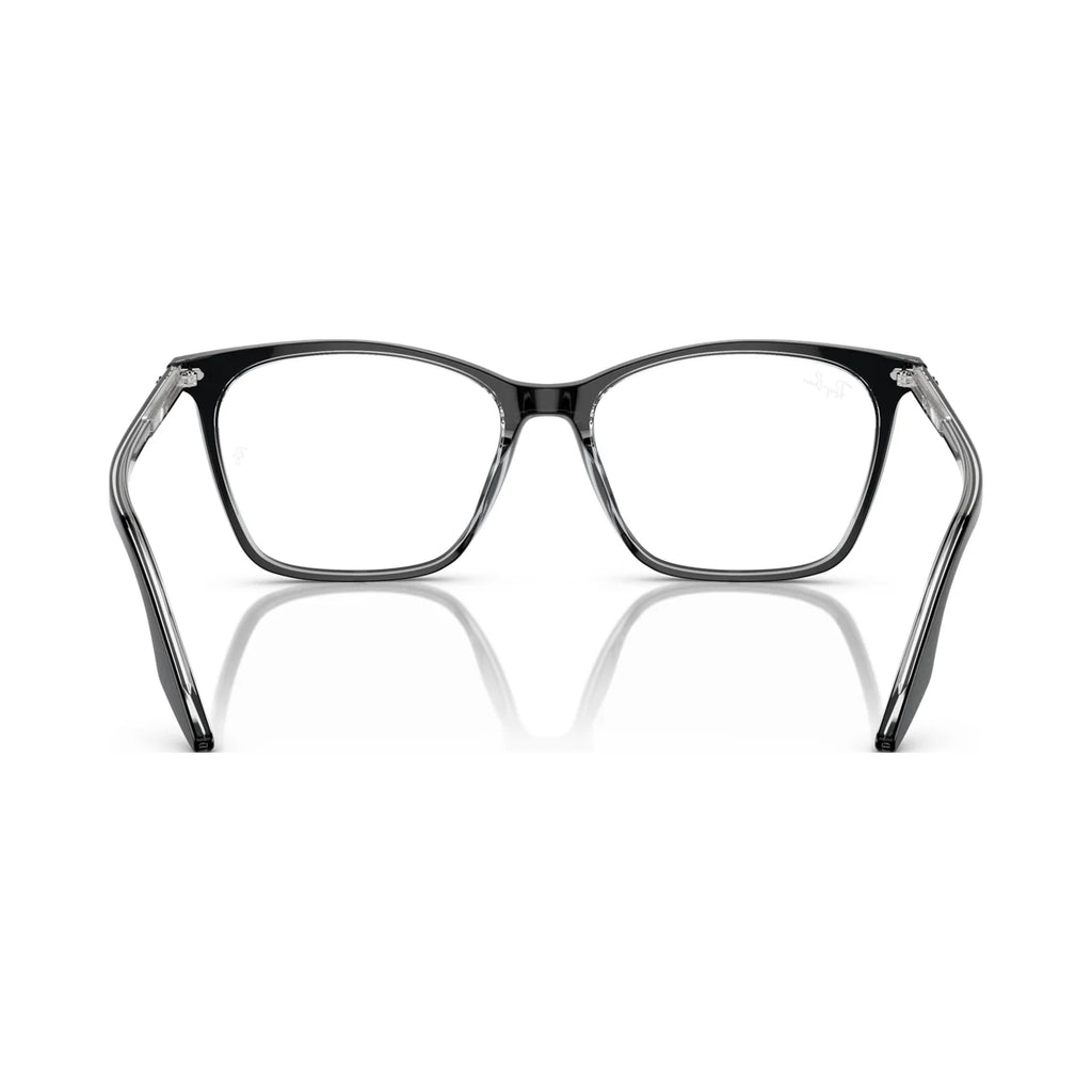 Armação graduada Ray-Ban RB5422 Preto sobre Transparente