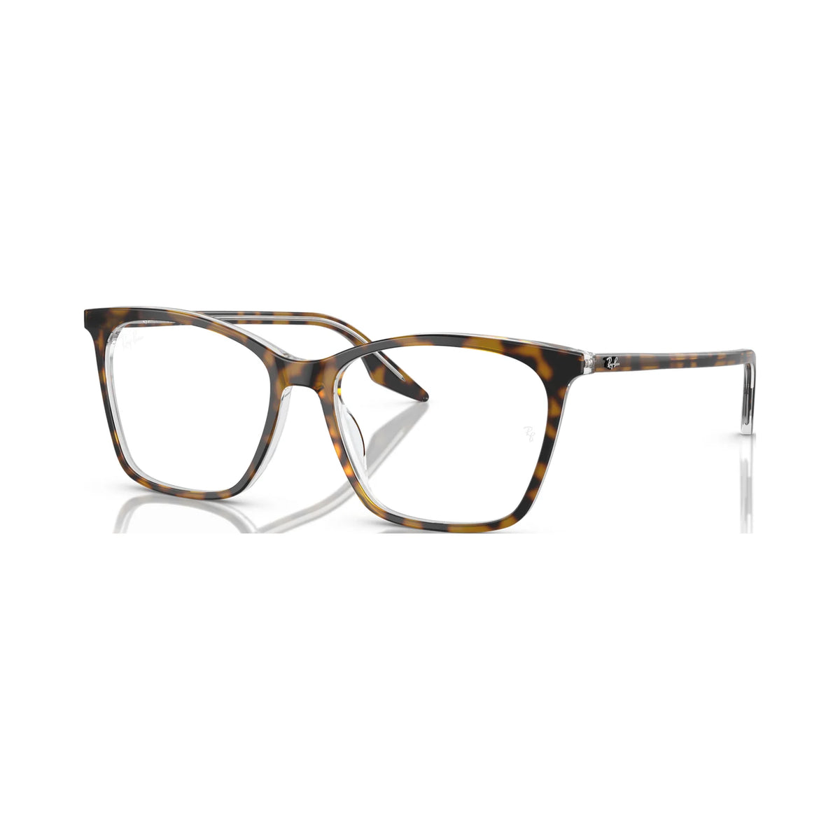 Armação graduada Ray-Ban RB5422 Havana sobre Transparente