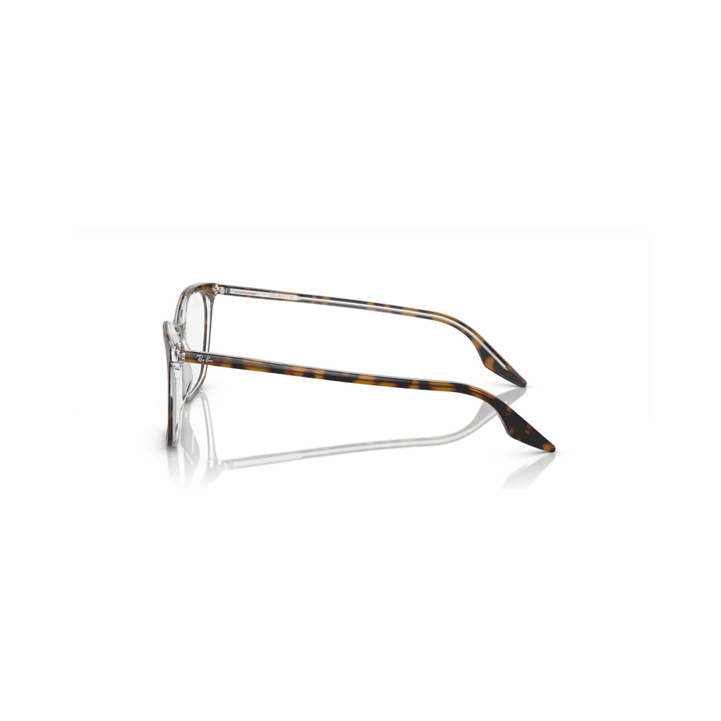 Armação graduada Ray-Ban RB5422 Havana sobre Transparente