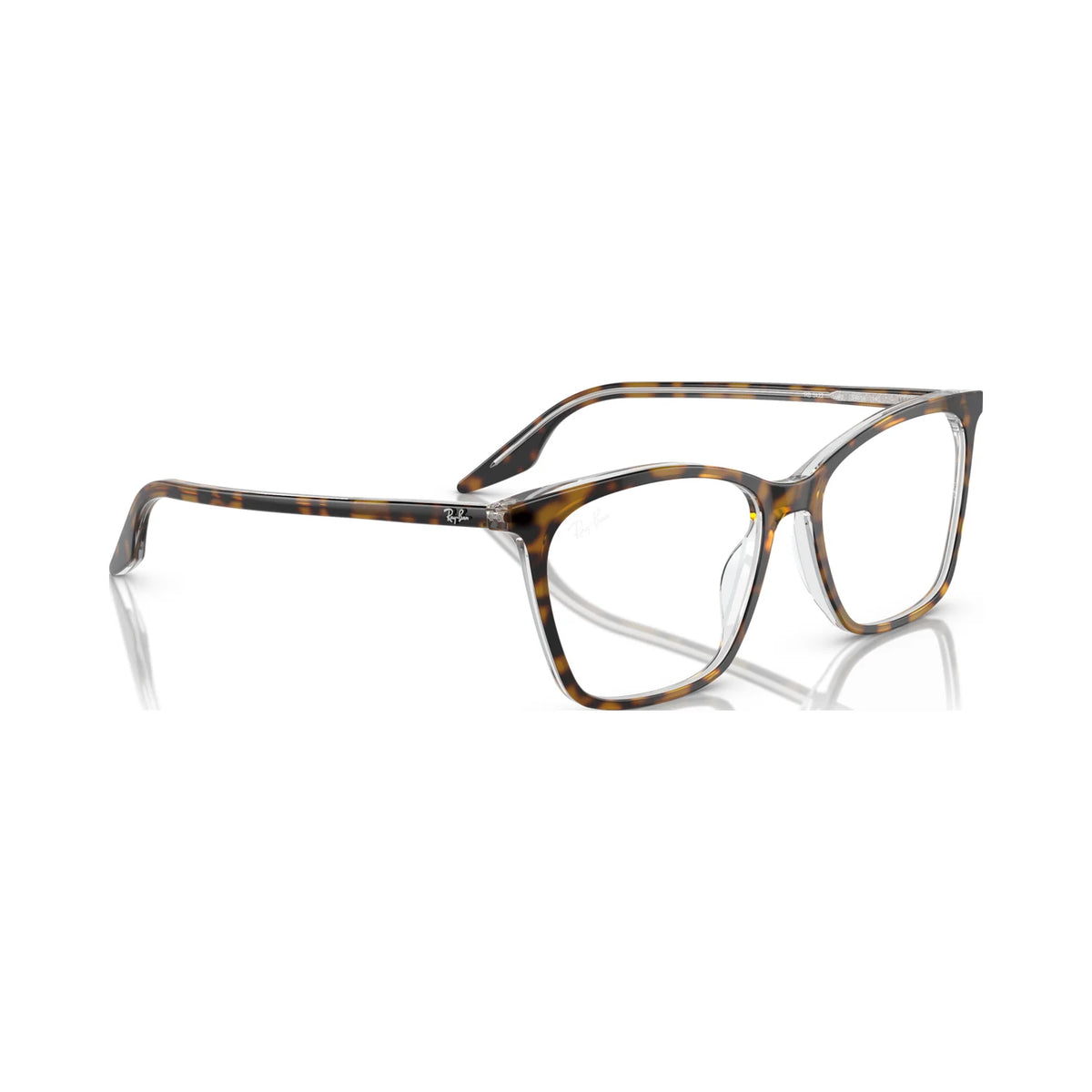 Armação graduada Ray-Ban RB5422 Havana sobre Transparente