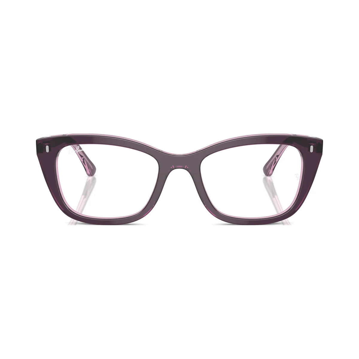 Armação graduada Ray-Ban RB5433 Violeta sobre Rosa Transparente