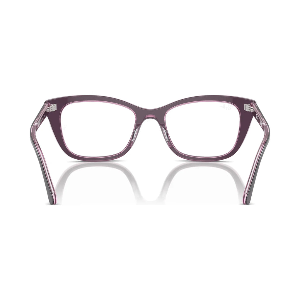 Armação graduada Ray-Ban RB5433 Violeta sobre Rosa Transparente