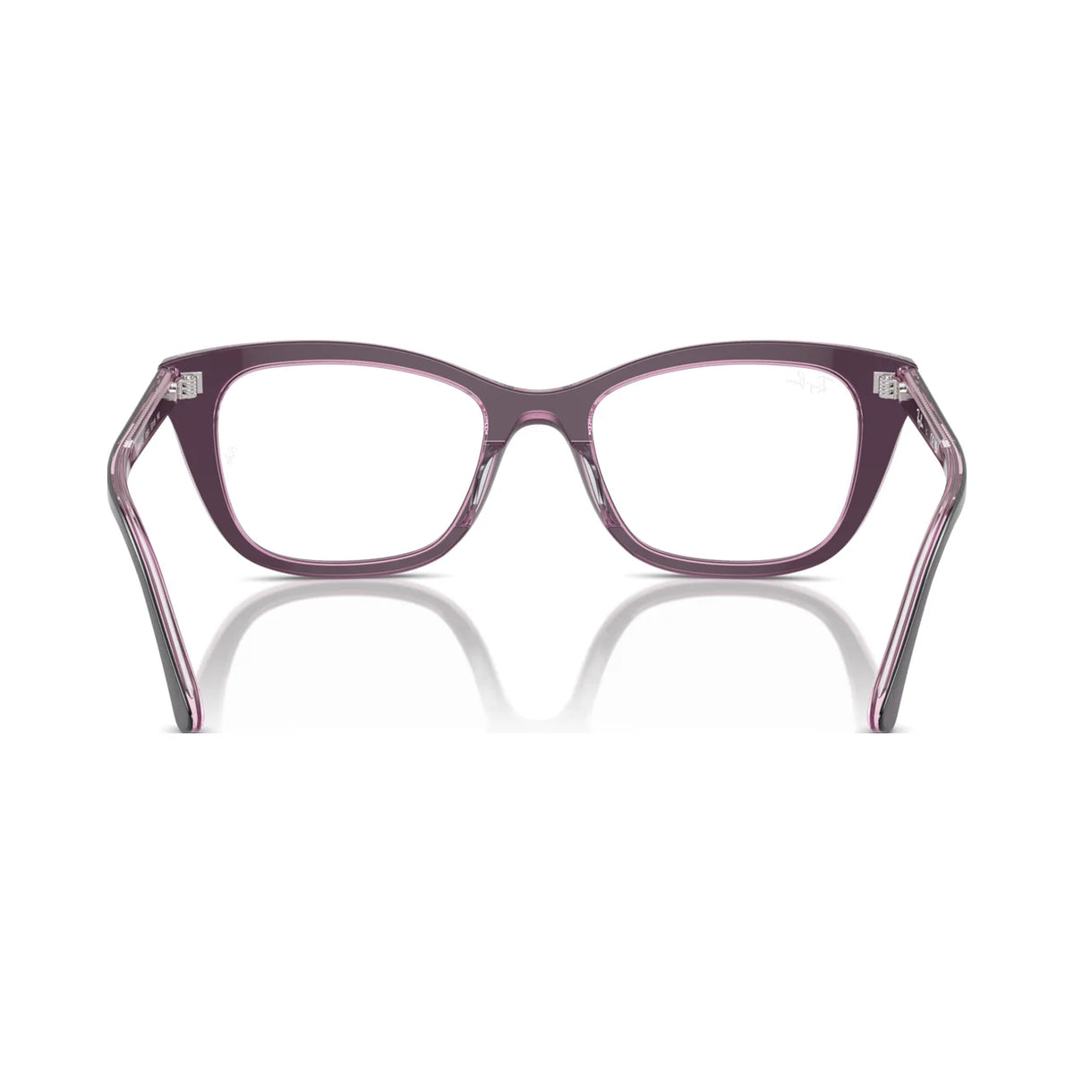 Armação graduada Ray-Ban RB5433 Violeta sobre Rosa Transparente