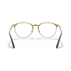 Armação graduada Ray-Ban RB6375 Preto sobre Dourado