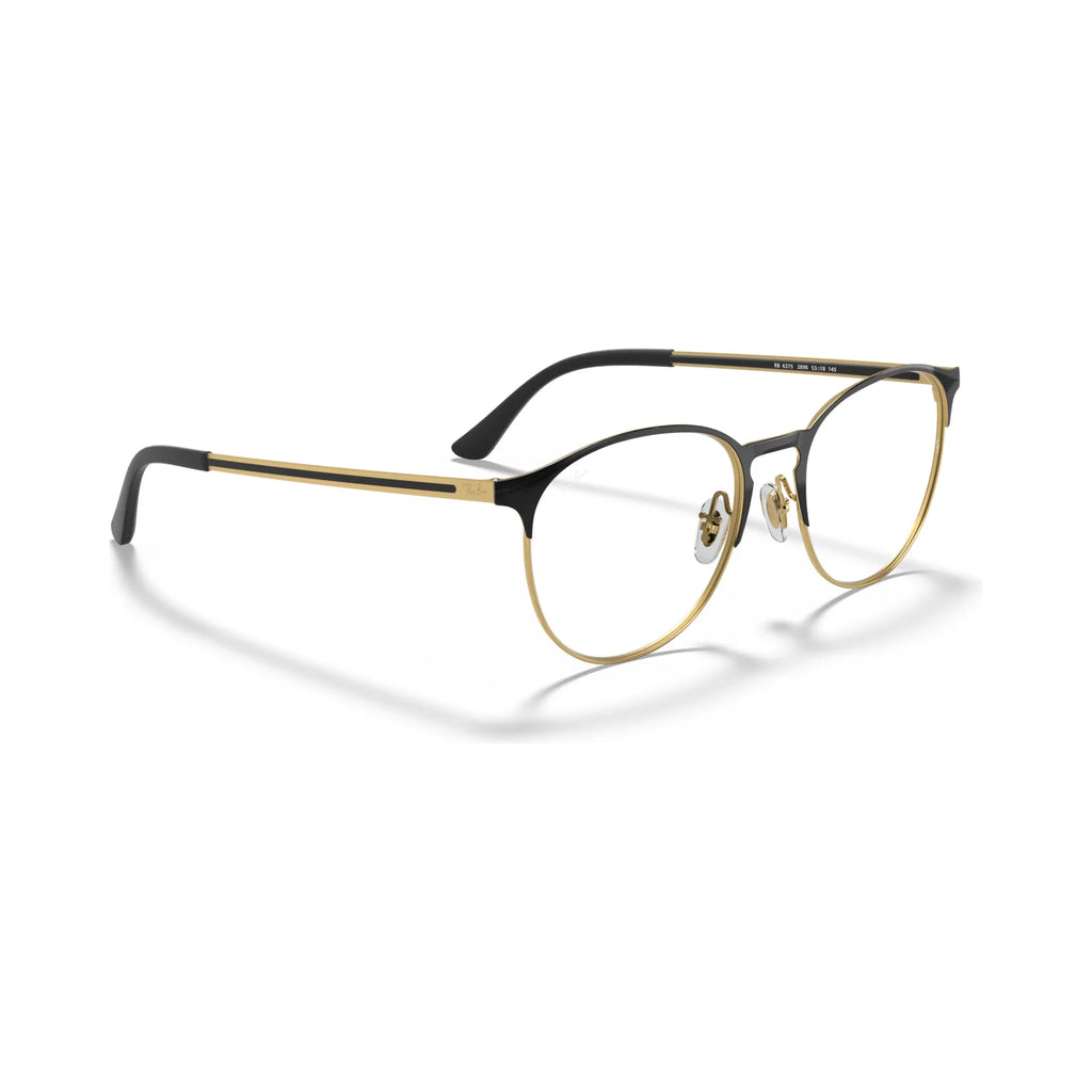 Armação graduada Ray-Ban RB6375 Preto sobre Dourado