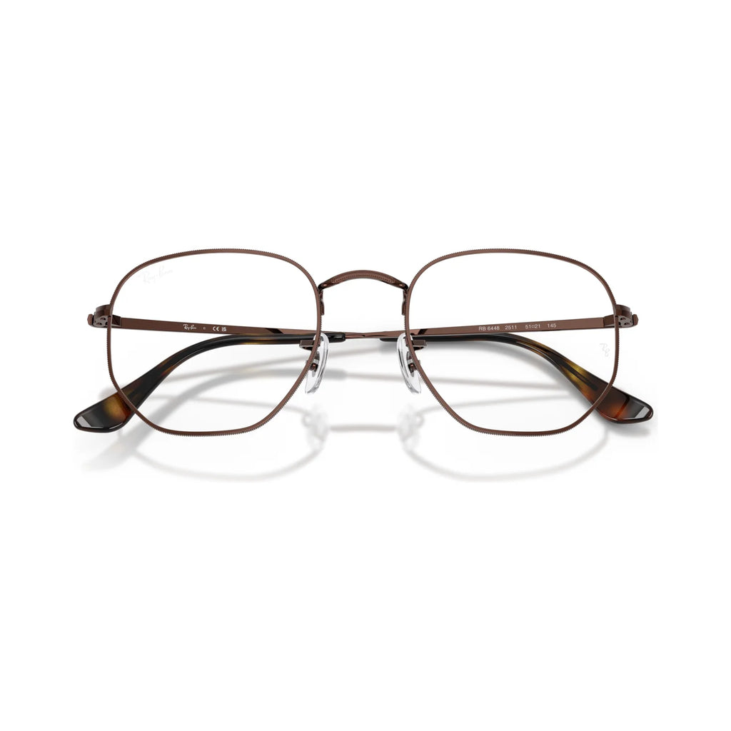 Armação graduada Ray-Ban RB6448 Castanho