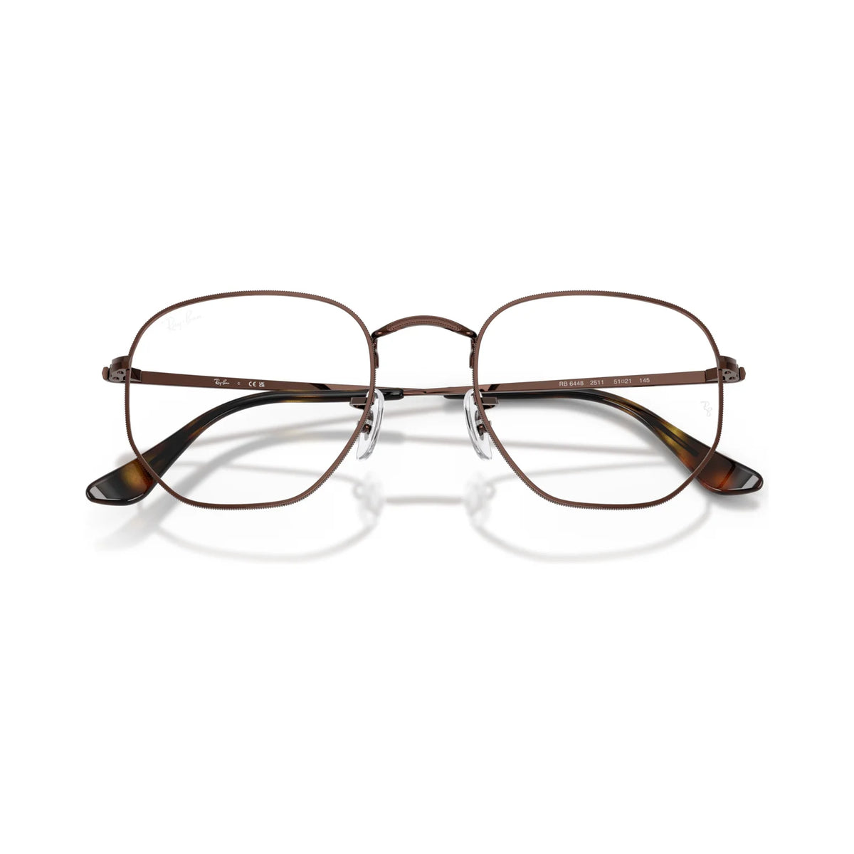 Armação graduada Ray-Ban RB6448 Castanho